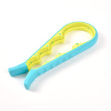 Multifunctional Jar Opener & Bottle Opener - Non-Slip Kitchen Aid - Ideal for the Elderly & Weak Hands - Red