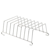 Stainless Steel Air Fryer Toast Rack, Compact Bread Holder for Warming Slices and Serving Breakfast in Air Fryers and Ovens, Silver