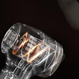 Electric Lint Remover - Rechargeable & Digital Display - For Home Use - Sweater Depiller with LED Screen - Purple - Front View
