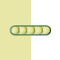 Self-Adhesive Pea Pod Cable Organiser, Flexible Silicone Cord Holder for USB Cables, Chargers and Earphones, Green