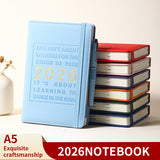 Agenda 2026 - Daily Agenda & Planner - A5 Format - 365 Day Overview - Hardcover - [Pink] - Front View