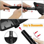 Snow Shovel - Lightweight & Portable - Snow Plow for Car, Driveway & Camping - Black