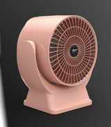 Fan Heater - Mini Heater - Mini Electric Heater 800W - Fast Heat Up - Portable Heater with Thermostat - Quiet & Energy Efficient - Auto Shut Off - Ideal for Bedroom, Student Room or Office - Pink