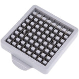 Potato Slicer - Household Manual Potato Slicer Made of Stainless Steel - Cucumber Slicer - Multifunctional French Frying Machine - Side View