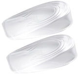 Invisible insole with increasing height – PU silicone heel cushion – 2 cm high – Soft, shock-absorbing and non-slip – Suitable for men's sizes 40-46