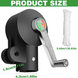 Cantilever Patio Umbrella Crank Handle Replacement, Adjustable Umbrella Stand Part for Courtyards, Gardens, Beaches and Outdoor Patios - Front View