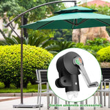 Cantilever Patio Umbrella Crank Handle Replacement, Adjustable Umbrella Stand Part for Courtyards, Gardens, Beaches and Outdoor Patios