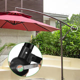 Cantilever Patio Umbrella Crank Handle Replacement, Adjustable Umbrella Stand Part for Courtyards, Gardens, Beaches and Outdoor Patios - Rear View