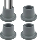 Shower Chair Replacement Feet Non Slip Rubber Suction Cup with Metal Insert for Shower Stool Bench and Bath Chair Gray 4 Pack
