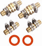 Garden Hose Mender Repair Kit, 2 Set 5/8 Inch Aluminum End Splicer for Garden Hose Repair, Aluminum Construction