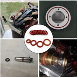 351 Piece Universal O Ring Assortment Kit, Heat and Oil Resistant Silicone Sealing Set for Automotive Plumbing Faucets