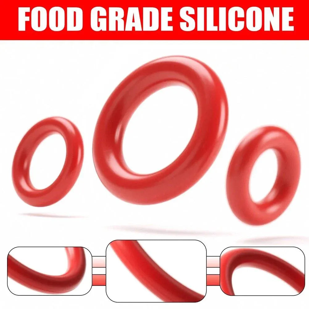 351 Piece Universal O Ring Assortment Kit, Heat and Oil Resistant Silicone Sealing Set for Automotive Plumbing Faucets