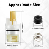 Faucet Stem Replacement Kit for RP25513, Two Handle Faucet Repair with RP4993 Seat and Spring for Bathroom Sink