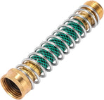 Garden Hose Extension Adapter with Coil Spring Kink Protector for Outdoor Watering, 3/4 Inch, 2 Pack, Daily Comfort Use