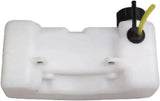 Fuel Tank Assembly Replacement for 44 5 Ground Drill Gasoline Earth Auger Brush Cutter Trimmer White, Replacement Use - Rear View