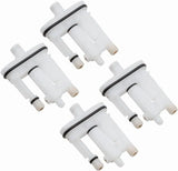 Carburetor Main Jet Replacement Kit, 4 Pack Heavy Duty Lawn Mower Engine Parts for Briggs & Stratton 09P702, Heavy Duty Use - Top-Down View