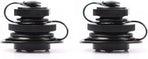 24mm Air Valve Spiral Plugs One Way Inflation Replacement for Inflatable Boat Kayak Canoe Bed Towable Tube, Black 2 Pack