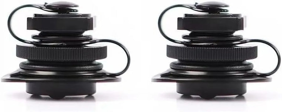 24mm Air Valve Spiral Plugs One Way Inflation Replacement for Inflatable Boat Kayak Canoe Bed Towable Tube, Black 2 Pack