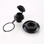 24mm Air Valve Spiral Plugs One Way Inflation Replacement for Inflatable Boat Kayak Canoe Bed Towable Tube, Black 2 Pack