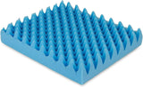 Egg Crate Foam Seat Cushion for Back Pain and Sciatica Relief, Chair Car Seat Office Wheelchair Pad, 19x19x3 Inch Blue