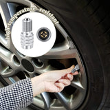 16 Pcs Flow Through Tire Valve Stem Caps, Double Valve Inflator Extensions for Truck Car RV, High Pressure, Copper Tone