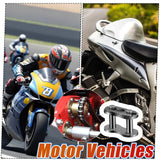 8 Pcs 420 Chain Master Links Replacement Connector Links for Motorcycle Pocket Bike Dirt Bike Mini Bike and Go Kart Parts - Rear View