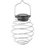 Solar Powered Spiral LED Hanging Lantern Waterproof Warm White Outdoor Decorative Light for Garden Patio Pathway - Extra Image