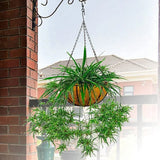 Swivel Plant Hanger Hooks, Heavy Duty Swivel Hooks for Hanging Plants, Indoor Outdoor Garden Use, Black 4 Pack