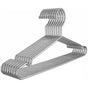Stainless Steel Clothes Hangers, Heavy Duty Thickened Solid Metal Coat Hangers for Closet Organization, 5 Pack, Silver