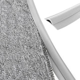Carpet Edge Binding Trim Self Adhesive Flexible PVC Floor Transition Strip for Indoor Rugs Doormats and Robot Vacuums, Grey 600cm, 600cm (19.7ft) Size