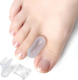 16 Pack Gel Toe Separators Soft Silicone Toe Spacers for Women Men Daily Foot Care Transparent, Daily Comfort Use