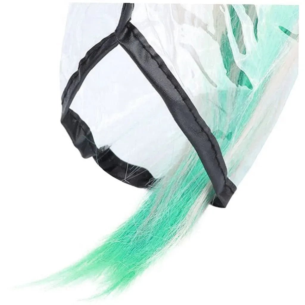 2 Pcs Hair Washing Funnel Apron, Upright Position Shampoo Cape for Home or Salon Use, Elderly Disabled Clients, Clear