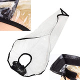 2 Pcs Hair Washing Funnel Apron, Upright Position Shampoo Cape for Home or Salon Use, Elderly Disabled Clients, Clear