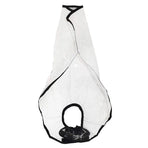 2 Pcs Hair Washing Funnel Apron, Upright Position Shampoo Cape for Home or Salon Use, Elderly Disabled Clients, Clear