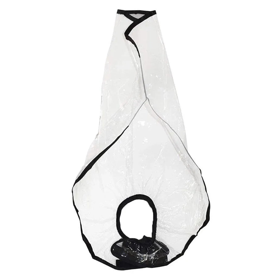 2 Pcs Hair Washing Funnel Apron, Upright Position Shampoo Cape for Home or Salon Use, Elderly Disabled Clients, Clear
