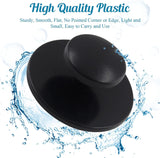 20 Pcs Self Adhesive Cabinet Knobs Mini Drawer Pulls for Kitchen Cabinets, Dressers, Drawers and Wardrobes, Black