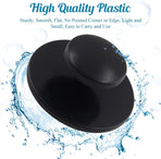20 Pcs Self Adhesive Cabinet Knobs Mini Drawer Pulls for Kitchen Cabinets, Dressers, Drawers and Wardrobes, Black
