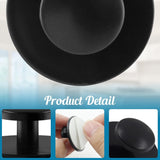 20 Pcs Self Adhesive Cabinet Knobs Mini Drawer Pulls for Kitchen Cabinets, Dressers, Drawers and Wardrobes, Black
