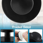 20 Pcs Self Adhesive Cabinet Knobs Mini Drawer Pulls for Kitchen Cabinets, Dressers, Drawers and Wardrobes, Black