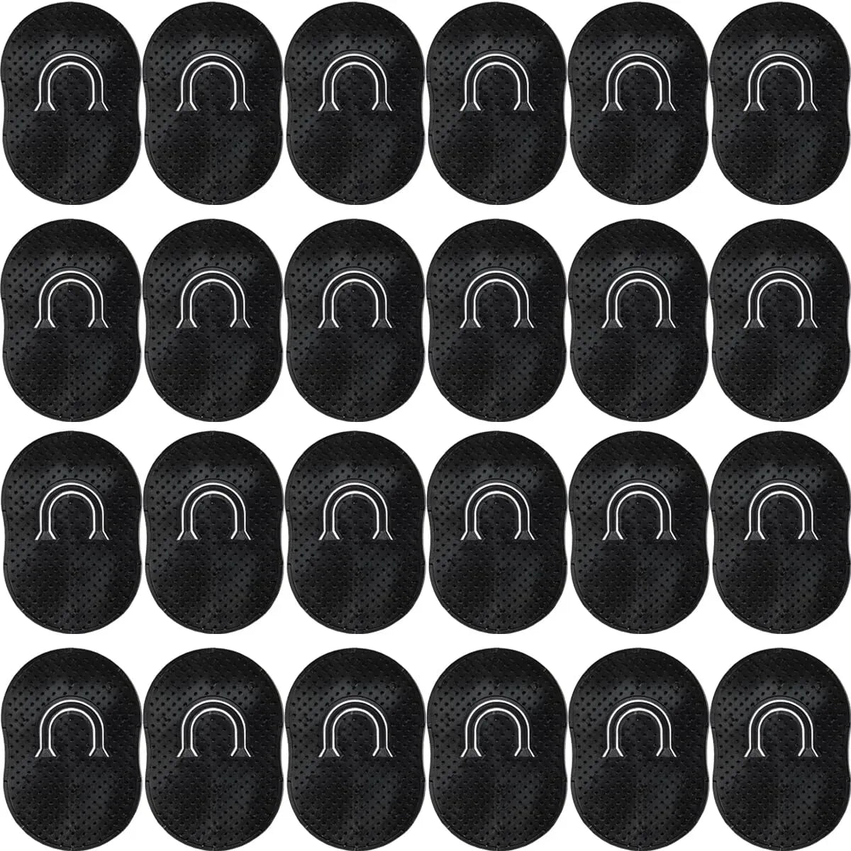 24 Pcs Pocket Palm Combs Soft Portable Scalp Massager Hair Brush for Men and Women, Black, Daily Comfort Use, for Men Women and Everyday Wear