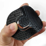24 Pcs Pocket Palm Combs Soft Portable Scalp Massager Hair Brush for Men and Women, Black, Daily Comfort Use, for Men Women and Everyday Wear