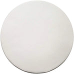 Round Bar Stool Covers 2 Pack Waterproof Faux Leather Anti Slip Slipcovers for Coffee Shop Bar Stools, 16 in/40 cm Size, White