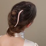 8 Pcs Large Metal Duckbill Hair Clips, 5 Inch Strong Spring Alligator Barrettes for Women Thick Long Hair Updo Styling - Top-Down View