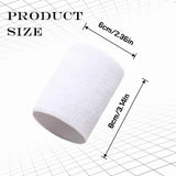 8 Pcs Sports Wristbands Cotton Elastic Sweatbands for Tennis Basketball Running Men Women Black White, Practical Everyday Use