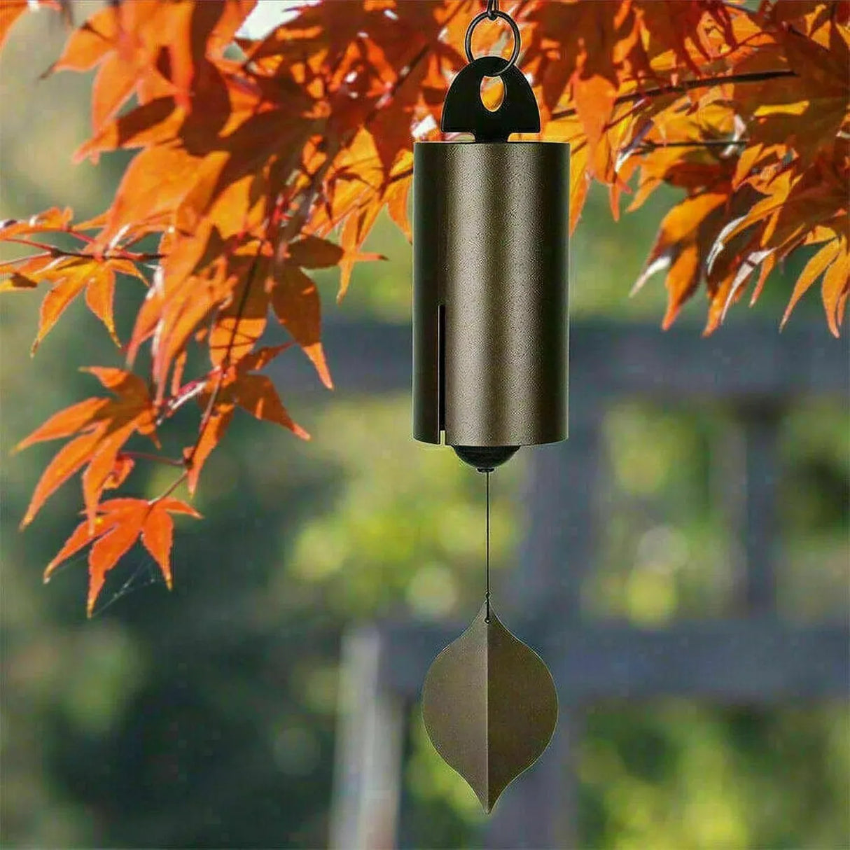 Wind Chimes Outside Deep Resonance Low Tone Serenity Bell Copper Garden Decor for Patio Porch Yard, for Garden Yard and Outdoor Use