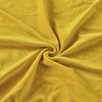 Dining Bench Cushion Cover Stretch Velvet Washable Rectangle Seat Protector for Dining Room Piano Bench Living Room Bedroom Yellow