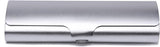 Hard Aluminum Eyeglasses Case Matte Metal Spectacle Box for Sunglasses Storage Silver, Aluminum Construction, Practical Everyday Use