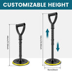 Stand Assist Mobility Aid, Height Adjustable Heavy Duty Metal Floor Standing Support Tool for Elderly, Yellow, Adjustable Design