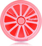 Portable Weekly Pill Organizer Box, 7 Day Rotary 3 Compartment Medicine Case for Travel and Daily Use, Pomelo Pink