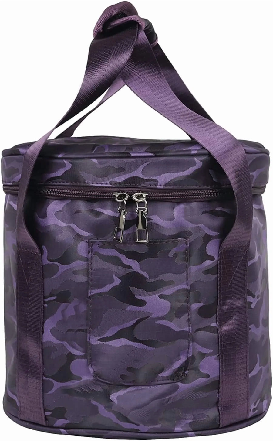 Singing Bowl Carry Bag with Handle, Thickened Padded Travel Case for Yoga Meditation Sound Bowl, Purple, 14, image 5